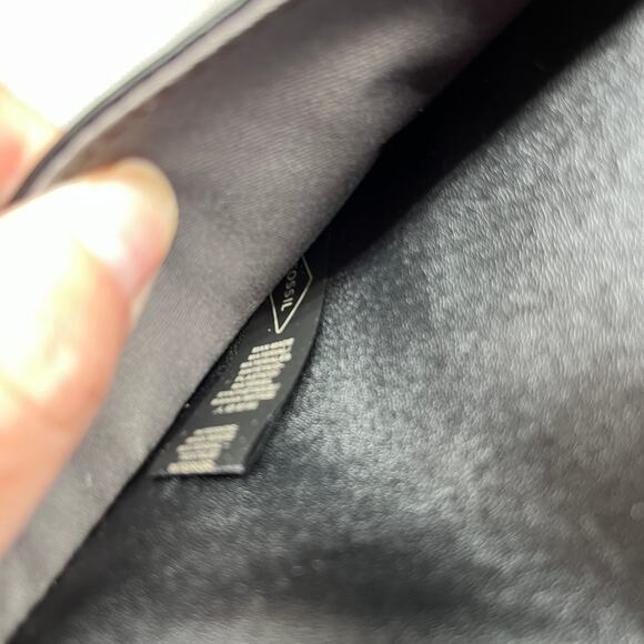 Fossil Passport Credit Card Zip Pocket Travel Accessory Leather Old Money - Picture 8 of 14